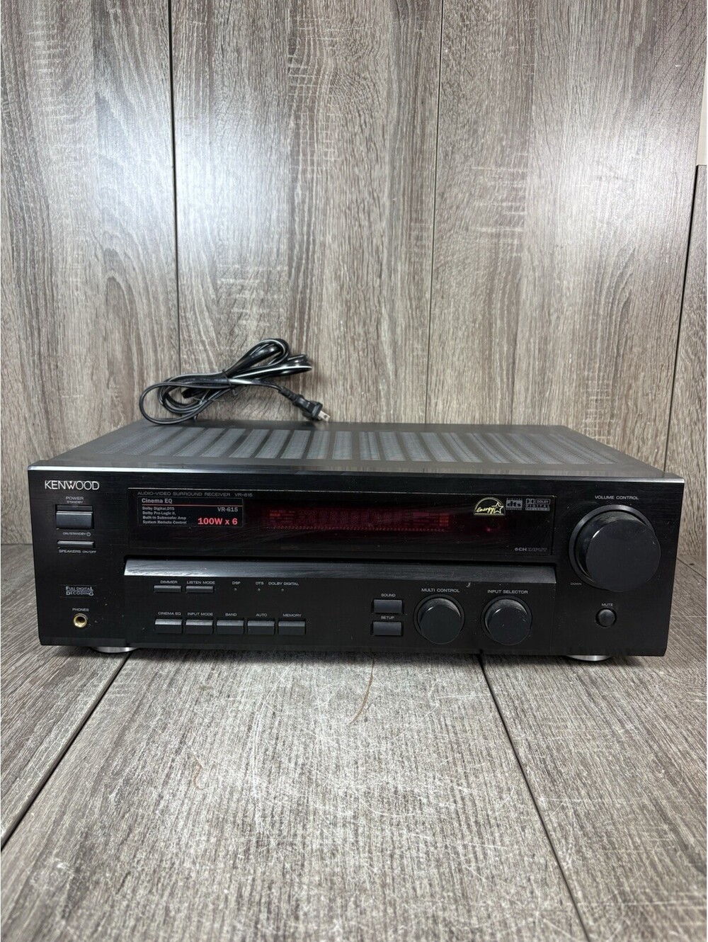 Kenwood VR-615 Audio Video AV Surround Sound Stereo Receiver Bundle W Remote